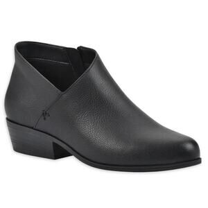 NEW Aerosoles Womens Black Brandi Round Toe Wedge Heel Chelsea Boots Size 12 W